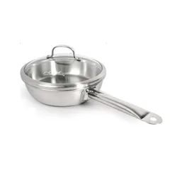 Chảo Inox 3 Lớp Đáy Từ Zebra Estio Pro 24cm - Chống Ăn Mòn, An Toàn Khi Nấu Nướng, Dùng Cho Tất Cả Các Loại Bếp