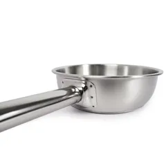 Chảo Inox 3 Lớp Đáy Từ Zebra Estio Pro 24cm - Chống Ăn Mòn, An Toàn Khi Nấu Nướng, Dùng Cho Tất Cả Các Loại Bếp
