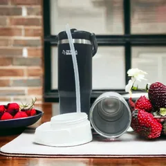 Cốc Giữ Nhiệt Zebra Jiffy II 770ml Có Quai Cầm - Inox SUS304, Nắp Có Ống Hút Tiện Lợi, Thời Gian Giữ Nhiệt Lên Đến 12 Giờ