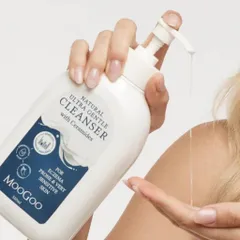 Gel tắm dịu nhẹ MooGoo Natural Ultral Gentle 500ml - Sữa tắm và rửa mặt an toàn cho trẻ sơ sinh, da nhạy cảm