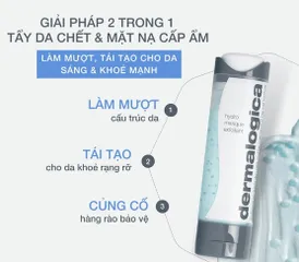 Mặt Nạ Dưỡng Ẩm Tẩy Tế Bào Chết Dermalogica Hydro Masque Exfoliant - Giải pháp 2 trong 1 cho làn da mịn màng và ẩm mượt, an toàn cho mọi loại da