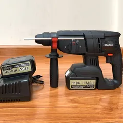 Máy Khoan Đục Bê Tông Hitachi 118V - Công Suất Mạnh Mẽ, Đột Phá Đa Năng cho Xây Dựng và Thi Công, Sử Dụng Pin Sạc 6Ah