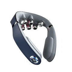 Máy massage cổ xung điện SKG G7 Pro-Fold - Thiết bị massage hiện đại, 9 đầu massage độc lập, 6000Hz, đa chế độ massage và nén nhiệt nóng