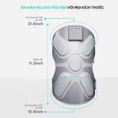 Máy Massage Đầu Gối SKG W3 Pro - 5 Chế Độ Massage Thông Minh & Chườm Nóng Tăng Cường Thoải Mái, Giảm Cơ, Giúp Khỏe Đẹp