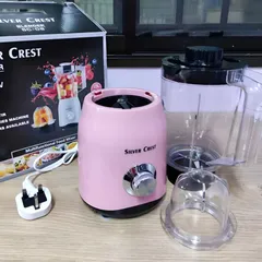 Máy Xay Sinh Tố Silver Crest SC-08 1500W - Cối 1.5L, Lưỡi Dao Bằng Thép Không Gỉ, Xay Trái Cây và Rau Củ Nhuyễn Mịn