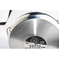 Nồi Inox 3 Đáy Zebra Extreme Infinity - Siêu Bền, Thiết Kế Tinh Tế, Phù Hợp Tất Cả Các Loại Bếp, Giữ Ấm Thực Phẩm Lâu Hơn