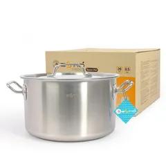 Nồi Inox Zebra Estio Pro 3 Đáy 16cm/20cm/22cm/26cm - Bếp Từ An Toàn, Chất Liệu Inox 304 Cao Cấp, Nấu Nhanh Ngon