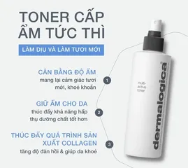 Nước Hoa Hồng Dạng Xịt Dermalogica Multi Active Toner - Cung Cấp Ẩm Sâu, Làm Dịu Da Từ Chiết Xuất Thiên Nhiên 250ml