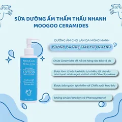 Sữa Dưỡng Ẩm Cho Bé MooGoo Lotion With Ceramides - Giải Pháp Chăm Sóc Da Mỏng Manh Và Nhạy Cảm, Đối Tượng Trẻ Sơ Sinh, 120g/200g