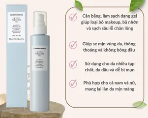 Sữa Rửa Mặt Gel Comfort Zone Active Pureness - Dành Cho Da Dầu Mụn, Làm Sạch Sâu, Tẩy Da Chết Nhẹ Nhàng - 200ml