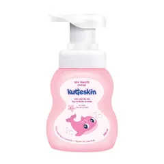 Sữa Tắm Gội Cho Bé Kutieskin 200ml - Hương Thơm Ngọt Ngào, Làm Sạch Dịu Nhẹ & Ngăn Ngừa Hăm, Rôm, Mẩn Ngứa