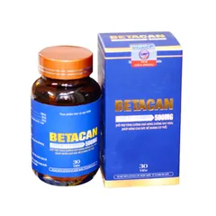 Viên uống Betacan 500mg - Tăng cường sức đề kháng và hỗ trợ miễn dịch, sản phẩm bảo vệ sức khỏe hàng ngày