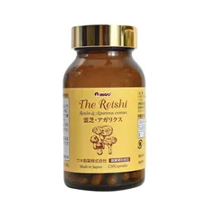 Viên uống The Reishi Waki xích linh chi và nấm Agaricus Nhật Bản - Hỗ trợ bồi bổ sức khỏe, tăng cường miễn dịch, bảo vệ gan, 120 viên