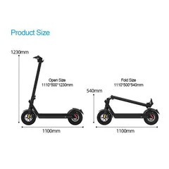 Xe điện Scooter KATA eV2 - Thiết kế gọn nhẹ, 3 phanh kép, khóa gập tự động, động cơ không chổi than 500W, tốc độ tối đa 40km/h