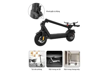 Xe điện Scooter KATA eV2 - Thiết kế gọn nhẹ, 3 phanh kép, khóa gập tự động, động cơ không chổi than 500W, tốc độ tối đa 40km/h