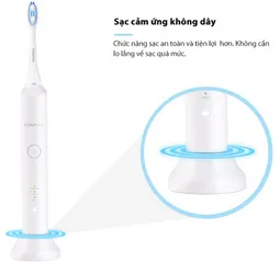Bàn Chải Đánh Răng Điện Roaman T3 - Sạc Cảm Ứng Không Dây, Hẹn Giờ 2 Phút, Công Nghệ Làm Sạch Tiên Tiến, Thiết Kế Hiện Đại