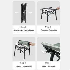 Bàn Dã Ngoại Gấp Gọn Siêu Nhẹ Naturehike CNH22JU050 - Hợp Kim Nhôm, Chịu Tải 50kg, Thoải Mái Cắm Trại, Leo Núi