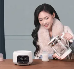 Bình Đun Nước Giữ Nhiệt Pha Sữa Điện Tử Beborn K05 - Giữ Ấm Liên Tục 72h, Chế Độ Đun Sôi và Hâm Nóng Tiện Ích, Màn Hình LED