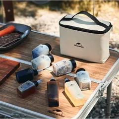 Bộ Lọ Đựng Gia Vị Dã Ngoại Naturehike CNH22CJ043 - Bộ 6 Món Chất Liệu Cao Cấp, Thiết Kế Thông Minh Tiện Dụng Cho Cắm Trại, Picnic