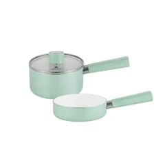 Bộ Nồi Chảo Chống Dính Elmich Baby EL-1168SK Đáy Từ 16cm - Thời Trang, Siêu Bền, An Toàn Cho Sức Khỏe Người Dùng