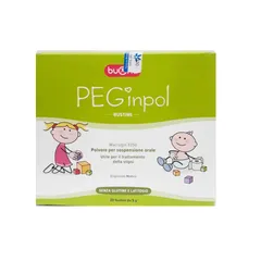 Buona PEGinpol Bột Hỗ Trợ Nhuận Tràng, Ngừa Táo Bón Cho Bé Từ 6 Tháng - Dạng Pha Uống Vị Cam Dễ Uống, An Toàn Cho Trẻ Em