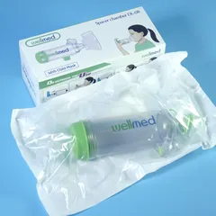 Buồng đệm khí dung Wellmed DL-08 kèm mặt nạ cho bé - Thiết bị chăm sóc sức khỏe hỗ trợ hô hấp an toàn và tiện lợi