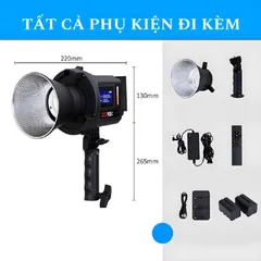 Đèn Led Cầm Tay ZSYB CL 80BI 75W - Đèn Chiếu Sáng Di Động Siêu Sáng, Điều Chỉnh Màu 3200K-5600K, LCD Hiển Thị Thông Số