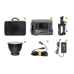 Đèn LED Chụp Ảnh, Quay Phim Yongnuo YNLUX200 Combo - 200W, Điều Chỉnh Nhiệt Độ Màu 2700K-6500K, 12 Hiệu Ứng Độc Đáo cho Studio và Livestream