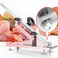 Dụng Cụ Thái Thịt Đông Lạnh Đa Năng - Thiết Bị Bếp Cắt Thịt Tươi Ngon, Rau Củ, Độ Dày Điều Chỉnh 0.3-10mm