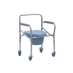 Ghế bô vệ sinh tích hợp bánh xe ONE-X 696 - Thiết kế gọn nhẹ, dễ di chuyển, chịu tải 100kg, tiện lợi cho mọi đối tượng sử dụng