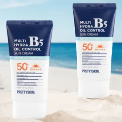Kem Chống Nắng Kiềm Dầu Pretty Skin Multi Hydra B5 Oil Control SPF50+ - Bảo Vệ Da Nhạy Cảm Tối Ưu với 9 Màng Lọc UVA/UVB