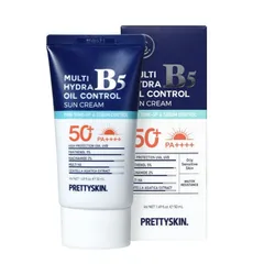 Kem Chống Nắng Kiềm Dầu Pretty Skin Multi Hydra B5 Oil Control SPF50+ - Bảo Vệ Da Nhạy Cảm Tối Ưu với 9 Màng Lọc UVA/UVB