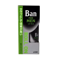 Lăn Khử Mùi Nam Lion Ban For Men Roll On - Kháng Khuẩn, Ngăn Mồ Hôi 24h, Hương Cam Chanh Tươi Mát, Dùng Cho Nam