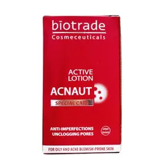 Lotion Giảm Mụn, Làm Dịu Da Biotrade Acnaut Active 60ml - Giải Pháp Tối Ưu Cho Da Dầu Mụn, Cấp Ẩm và Điều Tiết Bã Nhờn