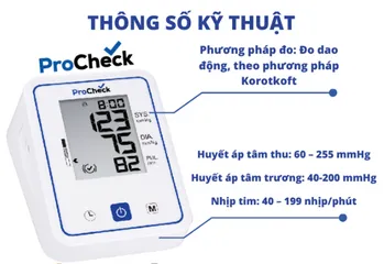 Máy Đo Huyết Áp Bắp Tay Tự Động Procheck 3KF1-3E - Thiết Kế Gọn Nhẹ, Đo Chính Xác Huyết Áp, Nhịp Tim Tự Động, Thông Minh