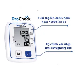 Máy Đo Huyết Áp Nhịp Tim Tự Động Procheck 3UG1-2P - Thiết Kế Nhỏ Gọn, Đo Chính Xác, Lưu Bộ Nhớ 30 Lần, Dành Cho Người Cao Tuổi