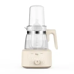 Máy Hâm Sữa Fatzbaby HiQuick 3 - Đun Nước Pha Sữa Thủy Tinh, Màn Hình LED, Chức Năng Tiệt Trùng 30 Phút, Dung Tích 1.3L