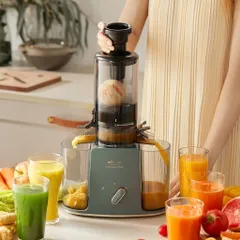 Máy Ép Chậm Đa Năng Bear YZJ-D01Y6 - Ép Nước Tối Đa, Giữ Dinh Dưỡng, Thiết Kế Hiện Đại, Nhỏ Gọn, Chất Liệu An Toàn