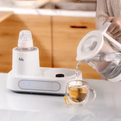 Máy hâm, đun nước pha sữa Fatzbaby Multimax 9 FB9510HB - Công nghệ lắc sữa 360 độ, thiết kế nhỏ gọn, dung tích 1.2L, 5 mức cài đặt thời gian