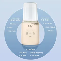 Máy Hâm Sữa và Tiệt Trùng Điện Tử Fatzbaby Mono 11 FB3009TN - Tiện Ích 4 Chức Năng Cho Bé, Hâm Nóng Chất Liệu An Toàn