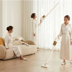 Máy Hút Bụi Tích Hợp Lau Nhà Bear XCQ-E06F1 - Bình Chứa Nước, Công Suất 600W, Linh Hoạt, Tiết Kiệm Thời Gian Dọn Dẹp