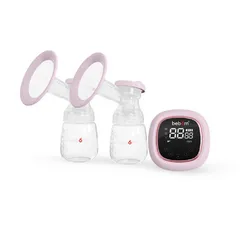 Máy Hút Sữa Điện Đôi Beborn BP01 - Bình Đựng PP Không BPA, Pin 2000mAh, 3 Chế Độ, Dễ Sử Dụng, Hỗ Trợ Mẹ Nuôi Dưỡng Bé