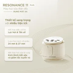 Máy Hút Sữa Điện Đôi Fatzbaby Resonance 11 Plus FB1230BT - Thiết Kế Êm Ái, Pin 2500mAh, Kích Thích Tiết Sữa Tối Ưu