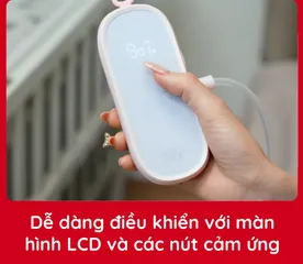 Máy Hút Sữa Điện Đôi Rảnh Tay Fatzbaby TwinFree 3 FB1309SD - Màn Hình LCD, Pin 1500mAh, Chức Năng Ghi Nhớ Lực Hút, Thoải Mái Cho Mẹ
