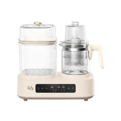 Máy hâm sữa Fatzbaby Multimax 12 FB9503KB - Đun nước, tiệt trùng, hấp thực ăn đa chức năng, 10 chế độ tiện lợi cho mẹ và bé
