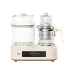 Máy hâm sữa Fatzbaby Multimax 12 FB9503KB - Đun nước, tiệt trùng, hấp thực ăn đa chức năng, 10 chế độ tiện lợi cho mẹ và bé