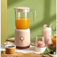 Máy Xay Sinh Tố Bear LLJ-C10S2 Đa Năng - Hai Cối, Công Suất 300W, Chất Liệu Nhựa PP, Thích Hợp Xay Thực Phẩm và Ngũ Cốc