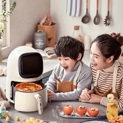 Nồi Chiên Không Dầu 3.6L Bear QZG-E12K5 - Công Suất 1200W, Bảng Điều Khiển Cảm Ứng, Chiến Thức Ăn Không Dầu Lành Mạnh