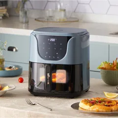 Nồi Chiên Không Dầu Bear QZG-E16C5 Công Suất 1550W, Dung Tích 5 Lít, Bảng Điều Khiển Cảm Ứng Hiện Đại, Chiên Nướng Nhanh Chín