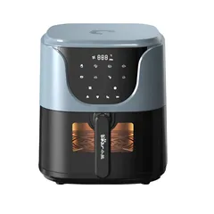 Nồi Chiên Không Dầu Bear QZG-E16C5 Công Suất 1550W, Dung Tích 5 Lít, Bảng Điều Khiển Cảm Ứng Hiện Đại, Chiên Nướng Nhanh Chín